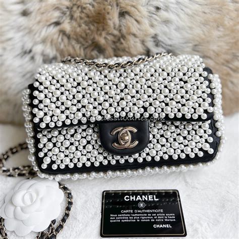 chanel mini 19s|CHANEL 19S Mini Pearl Flap Bag .